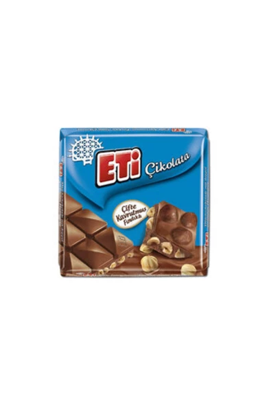 CIKOLATA Eti Fındıklı Kare Çikolata 60 G ( 10 Adet )