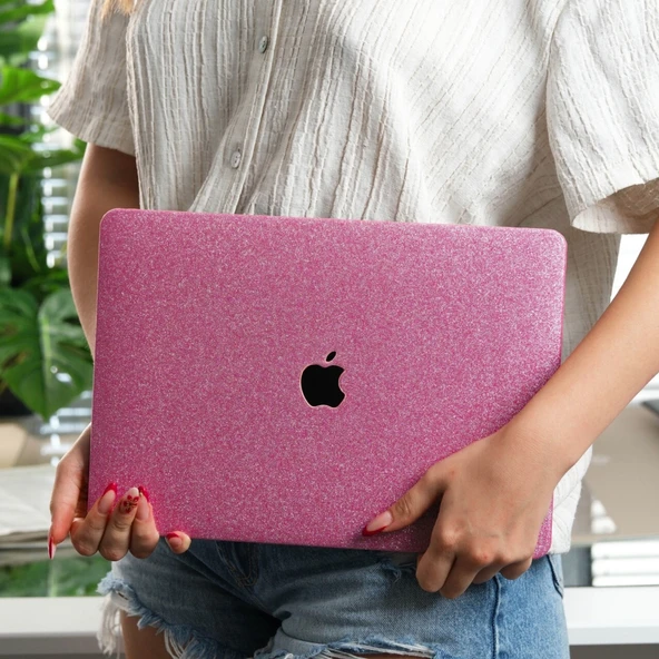 Macbook Air M1 Kılıf 13inç Simli G1505 (TouchID'li M1 Air) A2337 A2179 A1932 ile Uyumlu - 5