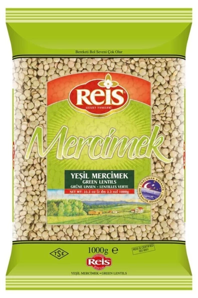 Reis Yeşil Mercimek 1 kg