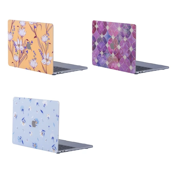 Macbook Air Kılıf 13 inç Flower04 (Eski USB'li Model 2010-2017) A1369 A1466 ile Uyumlu - 5