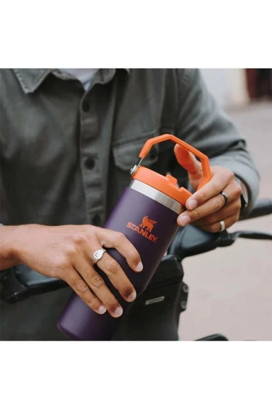 Stanley The Iceflow Flip Straw Pipetli Termos Bardak 0,89 Lt - Resim 4