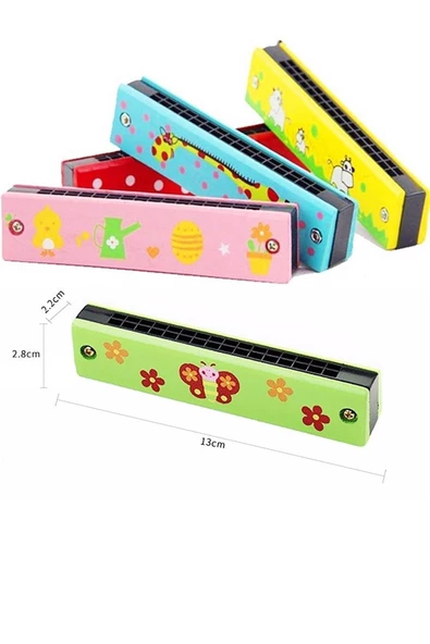 Gezginimport Çocuk Mızıka Ahşap Mızıka Nefes Egzersizi Müzik Aleti ( Lisinya ) - 2