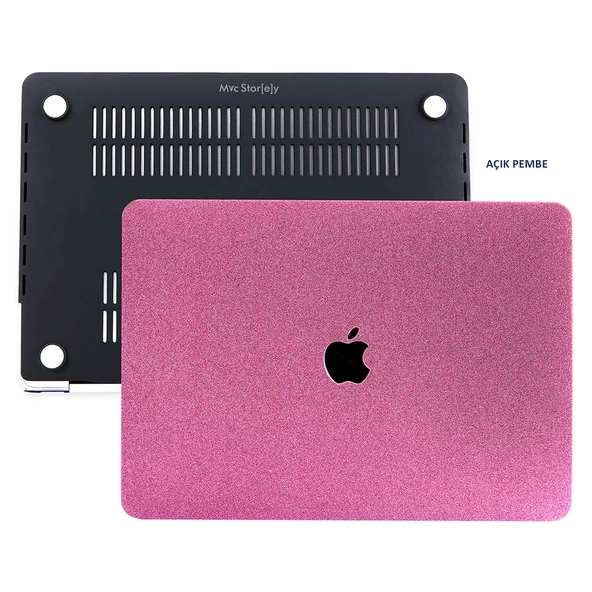 Macbook Air M1 Kılıf 13inç Simli G1505 (TouchID'li M1 Air) A2337 A2179 A1932 ile Uyumlu