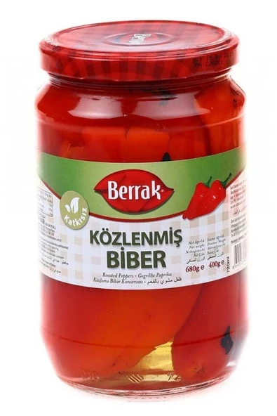 Berrak Közlenmiş Biber 680 gr