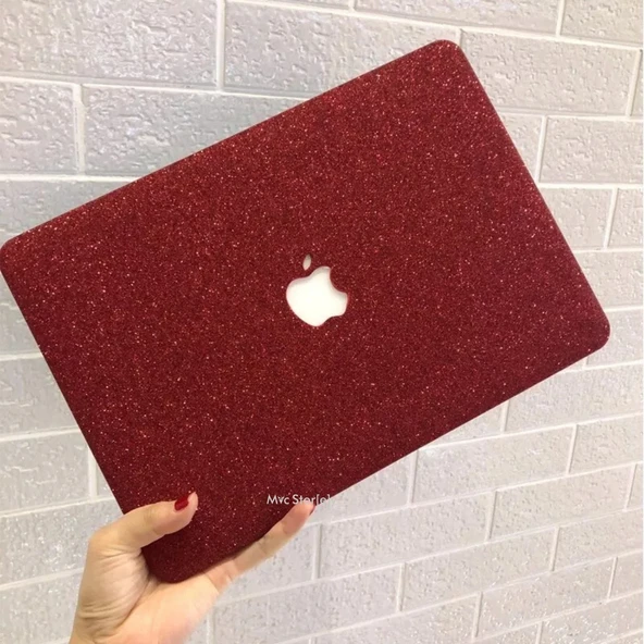 Macbook Air M1 Kılıf 13inç Simli G1505 (TouchID'li M1 Air) A2337 A2179 A1932 ile Uyumlu - 7