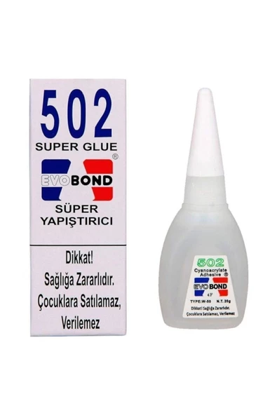 EvoBond 502 Japon Yapıştırıcısı Süper Glue 20 gr