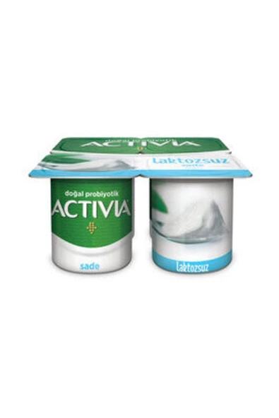 Activia Probiyotik Laktozsuz Sade Yoğurt 4X100 G