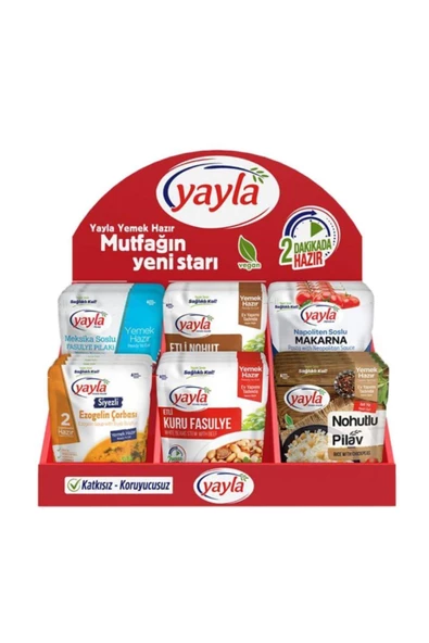 Yayla Hazır Yemek 24'lü Karma Paket ( 6 Çeşit )