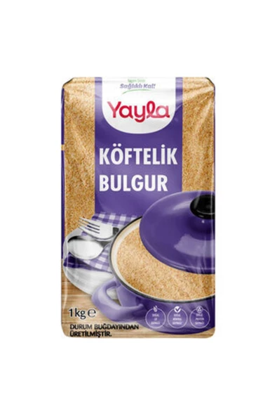 Yayla Köftelik Bulgur 1 Kg ( 4 Adet )