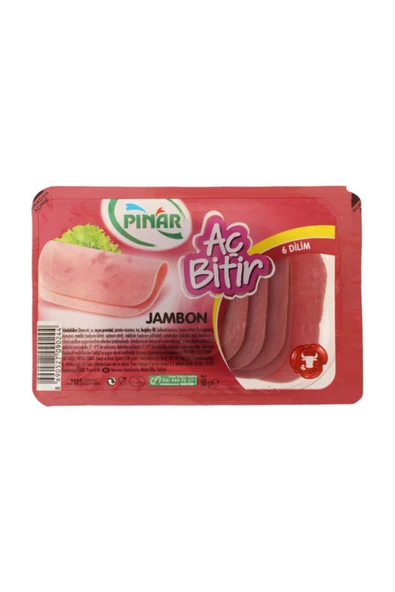 Pınar Dana Jambon Aç Bitir 50 Gr