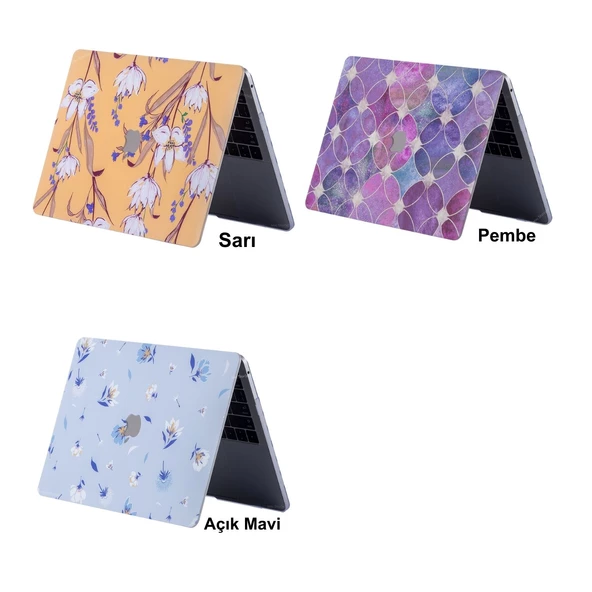 Macbook Air Kılıf 13 inç Flower04 (Eski USB'li Model 2010-2017) A1369 A1466 ile Uyumlu - 4