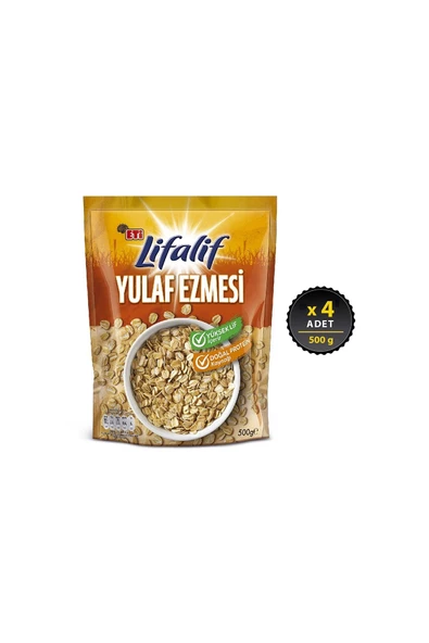 Eti Lifalif Yulaf Ezmesi 500 g x 4 Adet