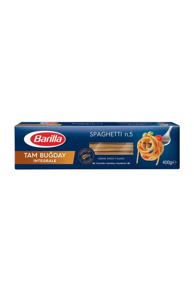 Barilla Tam Buğday Spagetti (INTEGRALE SPAGHETTİ) Makarna No.5 400 G