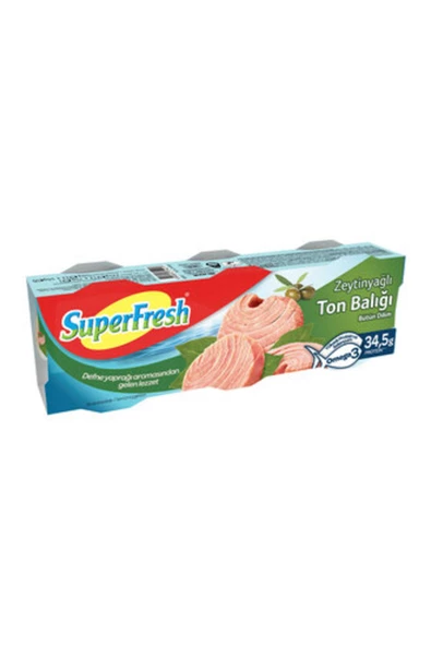 SuperFresh Zeytinyağlı Ton Balığı 3X75 G ( 5 ADET )