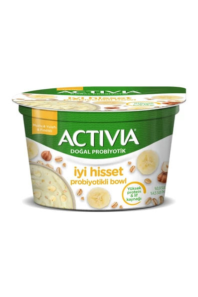 Danone Activia İyi Hisset Probiyotik Bowl Muz Yulaf Fındık 150 gr 1 adet