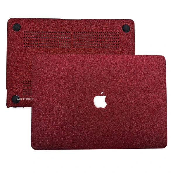 Macbook Air M1 Kılıf 13inç Simli G1505 (TouchID'li M1 Air) A2337 A2179 A1932 ile Uyumlu - 3