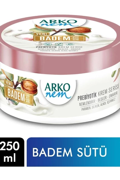 ARKO Nem Krem Prebiyotik 250 Ml Badem Sütü 8690506507367 Yüz Kremi