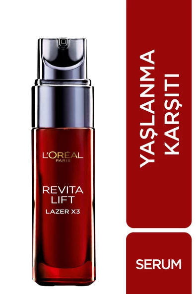 L'Oreal Paris Revitalift Lazer X3 Yoğun Yaşlanma Karşıtı Bakım Serumu 30 ml