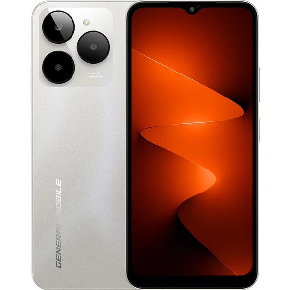 General Mobile General Mobile Era 30 8gb (4gb + 4gb Genişletilmiş Ram) + 128GB Hafıza Çift Sim Kart Beyaz