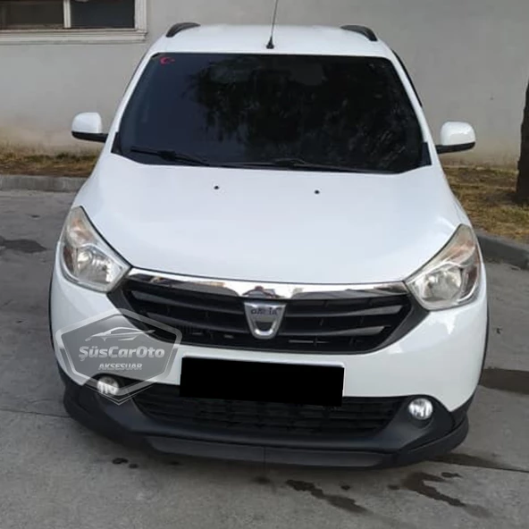 Dacia Lodgy 2012-2022 Uyumlu Üniversal Astra H lip Esnek Ön Lip 2 Parça Tampon Altı Dil Karlık Ön Ek - 7