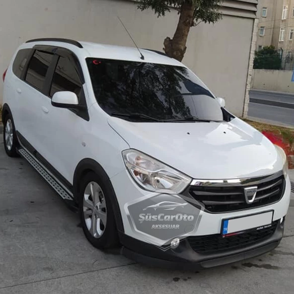 Dacia Lodgy 2012-2022 Uyumlu Üniversal Astra H lip Esnek Ön Lip 2 Parça Tampon Altı Dil Karlık Ön Ek - 2