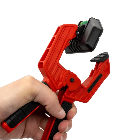 Su terazili Yaylı Kıskaç Kırmızı Mandal El Tip İşkence Mengene Klips Hobi 70 mm - 3