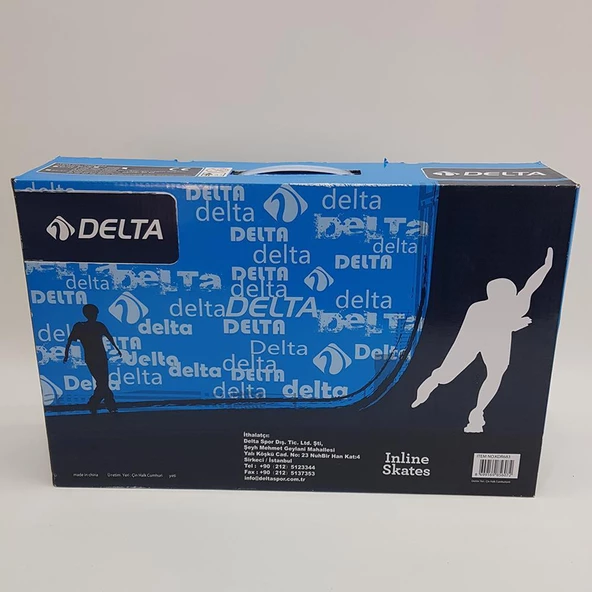Delta Inline Skate Silikon Teker Ayarlanabilir Alüminyum Paten - 4