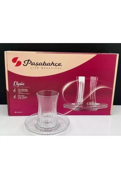 Paşabahçe 950097 Elysia 12 Parça 6 Kişilik Çay Seti - 2