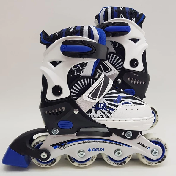 Delta Inline Skate Silikon Teker Ayarlanabilir Alüminyum Paten - 5