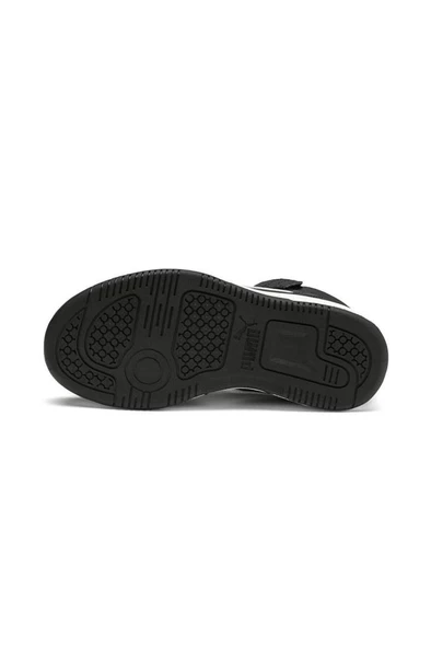 Puma Rebound Layup SL V PS 370488 01 Çocuk Sneaker Ayakkabı Siyah Beyaz 28-35 - 4