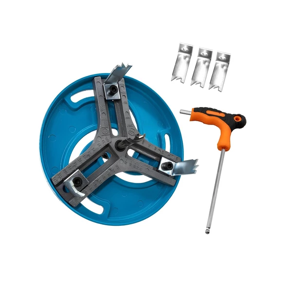 Metal Panç Ø 19 mm 127 mm Çap Ayarlanabilir Delik Oyuk Açma Delme HSS Bi Metal Testeresi Adaptör Uç - 5