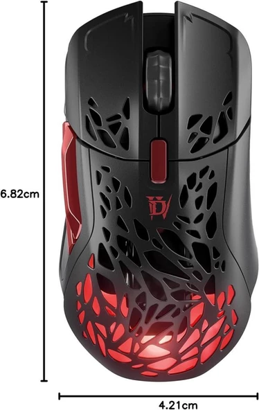 SteelSeries Aerox 5 Diablo IV Edition RGB Optik Kablosuz Oyuncu Mouse - Teşhir - 2