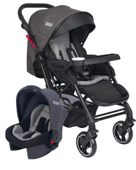 TommyBaby Tornado Travel Çift Yönlü Bebek Arabası Seyahat Sistem Puset - 3