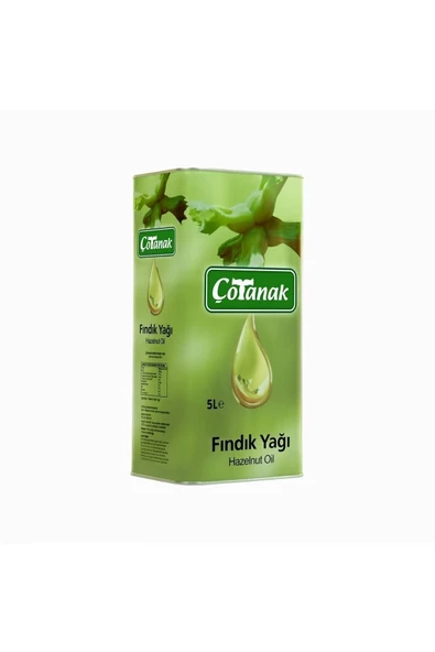 Çotanak Fındık Yağı 5 LT