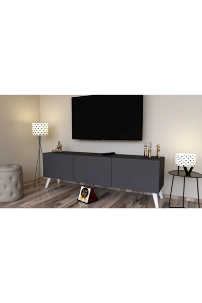 KONAK EV EŞYALARI NOVANTA JR 1.KALİTE %100 MDF 3 KAPAKLI  TV ÜNİTESİ,TV SEHPASI,SALON,DOLAP