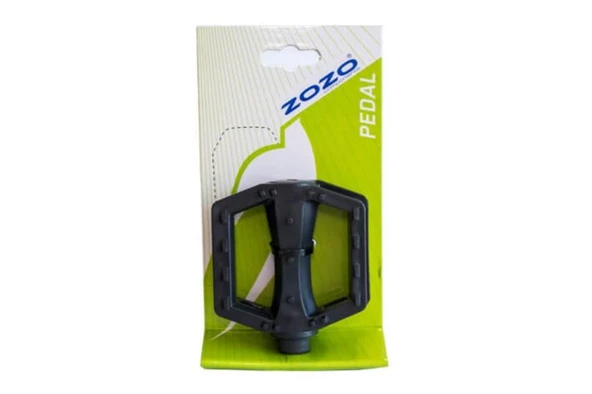 ZOZO Pedal HF-824A Reflektörlü Bisiklet Pedalı Plastik Dış Yüzey Pedal Karpiyesi w/Ball,w/Ref Siyah - 2