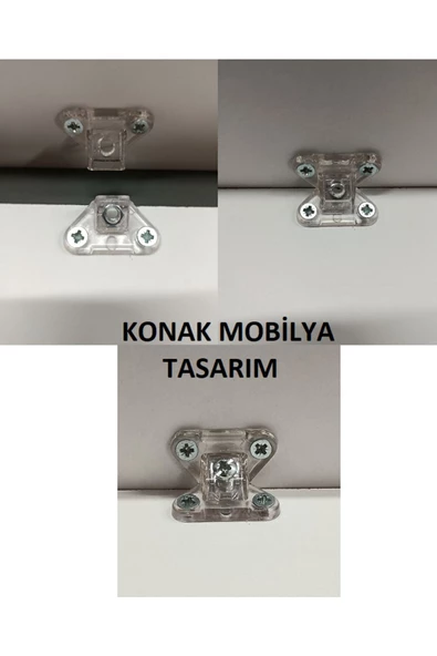 KONAK EV EŞYALARI Molto 2 Çok Amaçlı Dolap,%100 MDF,Çocuk Dolabı,Mutfak Dolabı,Banyo Dolabı - 4