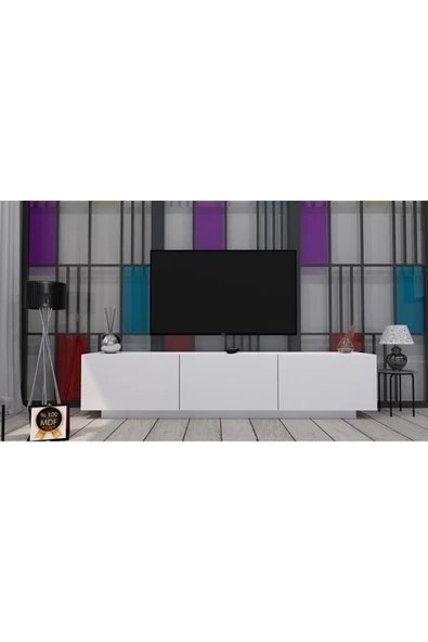 KONAK EV EŞYALARI Molto TV Ünitesi,%100 MDF,Kolay Kurulum ,TV Sehpa,TV Dolabı