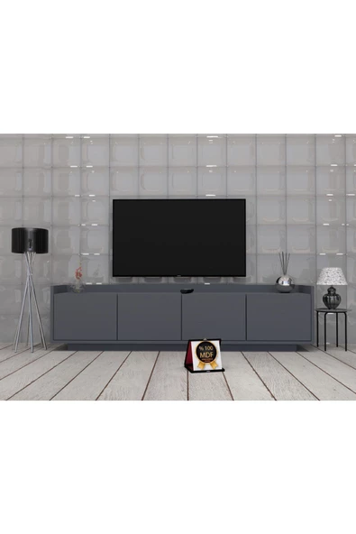 KONAK EV EŞYALARI Molto 2 TV Ünitesi,%100 MDF,Kolay Kurulum ,TV Sehpa,TV Dolabı