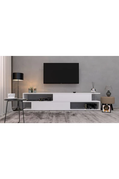 KONAK EV EŞYALARI Modern 3 TV Ünitesi,%100 MDF,KOLAY KURULUM,TV SEHPA