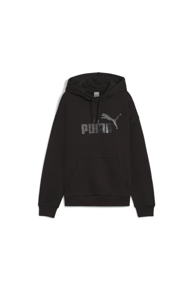 Puma ESS+ ANIMAL Hoodle FL 681492 01 Kadın Sweatshirt Siyah XS-XL