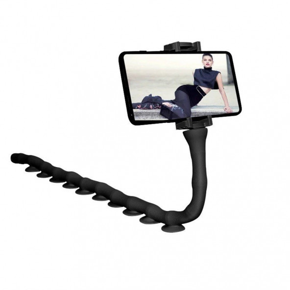 Tüm Telefonlar Için Solucan Lazy Holder Telefon Tutucu Esnek Solucan Telefon Tutucu Stand - 2