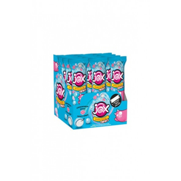 JOX MINIES BUBBLE GUM Bubble Gum Aromalı Çiğnenebilir Draje Şekerleme (10 gr x 24 adet)