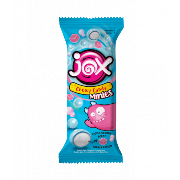 JOX MINIES BUBBLE GUM Bubble Gum Aromalı Çiğnenebilir Draje Şekerleme (10 gr x 24 adet) - 3