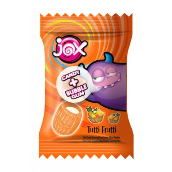 JOX GUM Meyve Aromalı Sakız Dolgulu Bonbon Şekerleme (5 gr x 200 adet) - 5