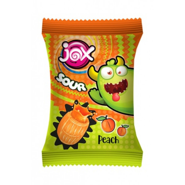 JOX SOUR Meyve Aromalı Sıvı Dolgulu Ekşili Bonbon Şekerleme (5 gr x 200 adet) - 3