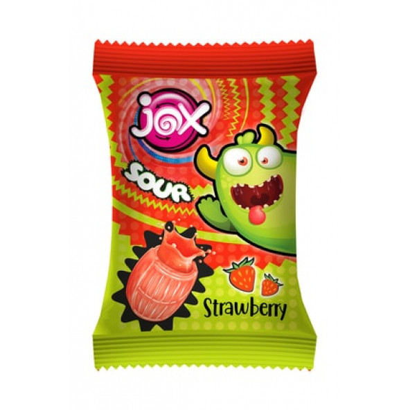 JOX SOUR Meyve Aromalı Sıvı Dolgulu Ekşili Bonbon Şekerleme (5 gr x 200 adet) - 5