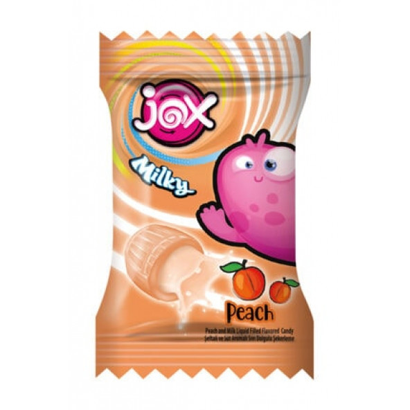 JOX MILKY Meyve ve Süt Aromalı Sıvı Dolgulu Bonbon Şekerleme (5 gr x 200 adet) - 2