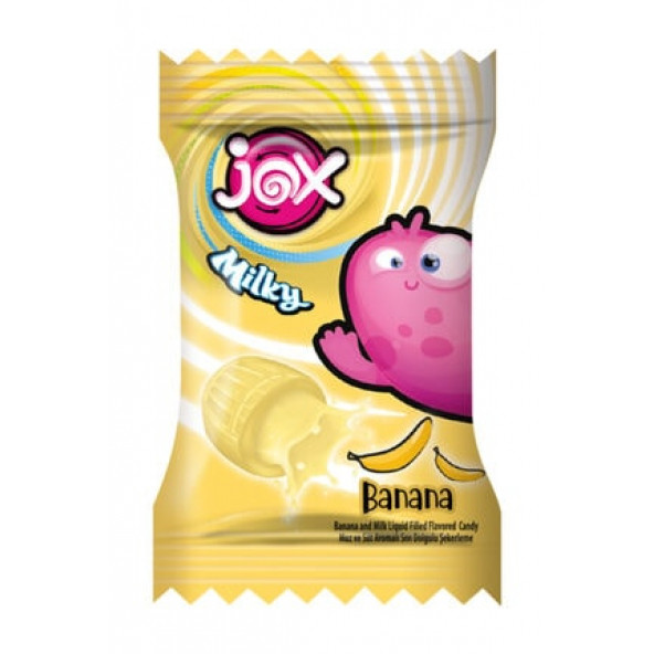 JOX MILKY Meyve ve Süt Aromalı Sıvı Dolgulu Bonbon Şekerleme (5 gr x 200 adet) - 3