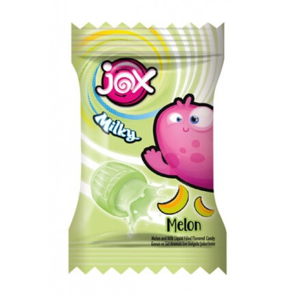 JOX MILKY Meyve ve Süt Aromalı Sıvı Dolgulu Bonbon Şekerleme (5 gr x 200 adet) - 4